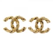 Pre-owned Metal chanel-jewelry Chanel Vintage , Yellow , Dames