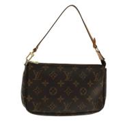 Pre-owned Canvas louis-vuitton-bags Louis Vuitton Vintage , Brown , Da...