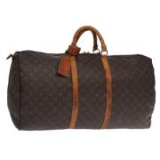 Pre-owned Canvas louis-vuitton-bags Louis Vuitton Vintage , Brown , Da...