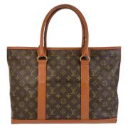 Pre-owned Canvas totes Louis Vuitton Vintage , Brown , Dames