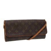 Pre-owned Canvas louis-vuitton-bags Louis Vuitton Vintage , Brown , Da...