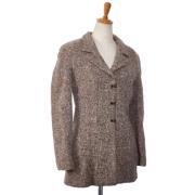 Pre-owned Canvas outerwear Chanel Vintage , Beige , Dames