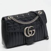 Pre-owned Leather gucci-bags Gucci Vintage , Black , Dames