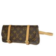 Pre-owned Canvas louis-vuitton-bags Louis Vuitton Vintage , Brown , Da...