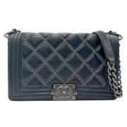 Pre-owned Fabric chanel-bags Chanel Vintage , Black , Dames