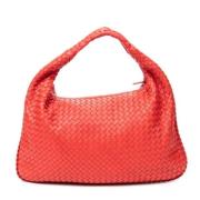 Pre-owned Leather handbags Bottega Veneta Vintage , Red , Dames