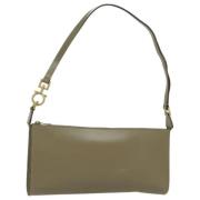 Pre-owned Leather handbags Salvatore Ferragamo Pre-owned , Beige , Dam...