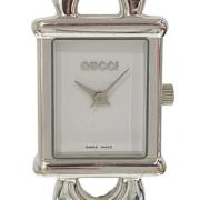 Pre-owned Stainless Steel watches Gucci Vintage , White , Dames