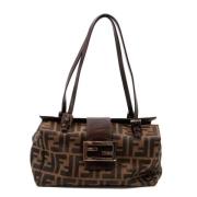 Pre-owned Canvas fendi-bags Fendi Vintage , Brown , Dames