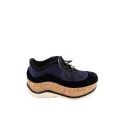 Pre-owned Fabric sneakers Miu Miu Pre-owned , Blue , Dames