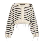 Vest met vintage-effect MM6 Maison Margiela , Gray , Dames