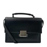 Pre-owned Leather shoulder-bags Yves Saint Laurent Vintage , Black , D...