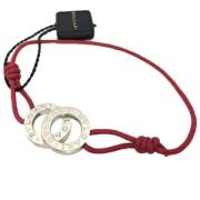 Pre-owned Silver bracelets Bvlgari Vintage , Red , Dames