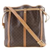 Pre-owned Canvas celine-bags Celine Vintage , Brown , Dames