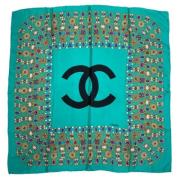 Pre-owned Silk scarves Chanel Vintage , Multicolor , Dames