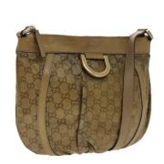 Pre-owned Canvas gucci-bags Gucci Vintage , Yellow , Dames