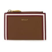 Stijlvolle kameel leren portemonnee Bally , Brown , Dames