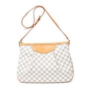 Pre-owned Canvas louis-vuitton-bags Louis Vuitton Vintage , White , Da...