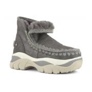 Chunky Eskimo sneaker in schapenvacht Mou , Gray , Dames