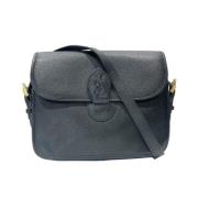 Pre-owned Leather shoulder-bags Yves Saint Laurent Vintage , Black , D...