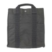 Pre-owned Fabric backpacks Hermès Vintage , Gray , Dames