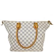 Pre-owned Canvas louis-vuitton-bags Louis Vuitton Vintage , White , Da...