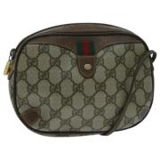 Pre-owned Leather gucci-bags Gucci Vintage , Beige , Dames