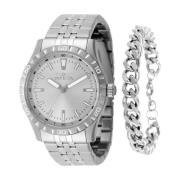 Stijlvol herenhorloge met quartz Invicta Watches , Gray , Heren