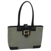 Pre-owned Canvas gucci-bags Gucci Vintage , Gray , Dames