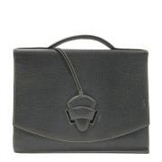 Pre-owned Leather handbags Loewe Pre-owned , Black , Heren