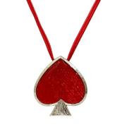 Pre-owned Metal necklaces Yves Saint Laurent Vintage , Red , Dames