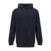 Katoenen sweatshirt met trekkoord capuchon Balenciaga , Blue , Heren