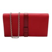 Pre-owned Leather wallets Loewe Pre-owned , Red , Dames