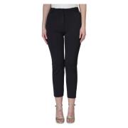 Stijlvolle Cigarettebroek in Z99 Pinko , Black , Dames