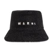 Hoed met logo Marni , Black , Dames