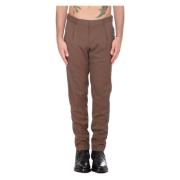 Geplooide broek in Tiberio-stijl Briglia , Brown , Heren