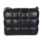 Vierkante Lam Tas in Zwart Stand Studio , Black , Dames