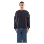 Gewassen Fleece Sweatshirt in 031 Lacoste , Black , Heren