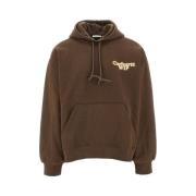 Capuchon Charm Link Katoen Polyester Sweater Carhartt Wip , Brown , He...