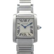 Pre-owned Metal watches Cartier Vintage , Gray , Dames