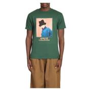 Groene Space Cowboy T-shirt Pleasures , Green , Heren