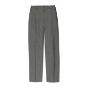 Wollen broek met plooien Marni , Gray , Heren