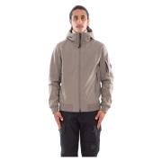 Hooded Shell-R Jas in 359 C.p. Company , Beige , Heren