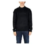 Zwart lang gebreid Calvin Klein Jeans , Black , Heren