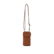 Club| Etui draagbaar kameel Pourchet Paris , Brown , Dames