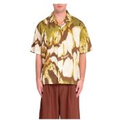 Oversize Jungle Bowling Shirt Collectie Kleur Bonsai , Multicolor , He...