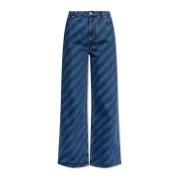 Hoge taille jeans Marni , Blue , Dames