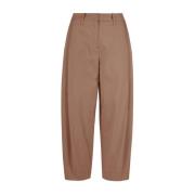 Hoge taille Chino-broek in Dusty Pink BomBoogie , Pink , Dames