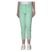 Raw Cut Jeans in Menta Hinnominate , Green , Dames