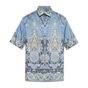 Katoenen korte mouwen shirt Etro , Blue , Heren